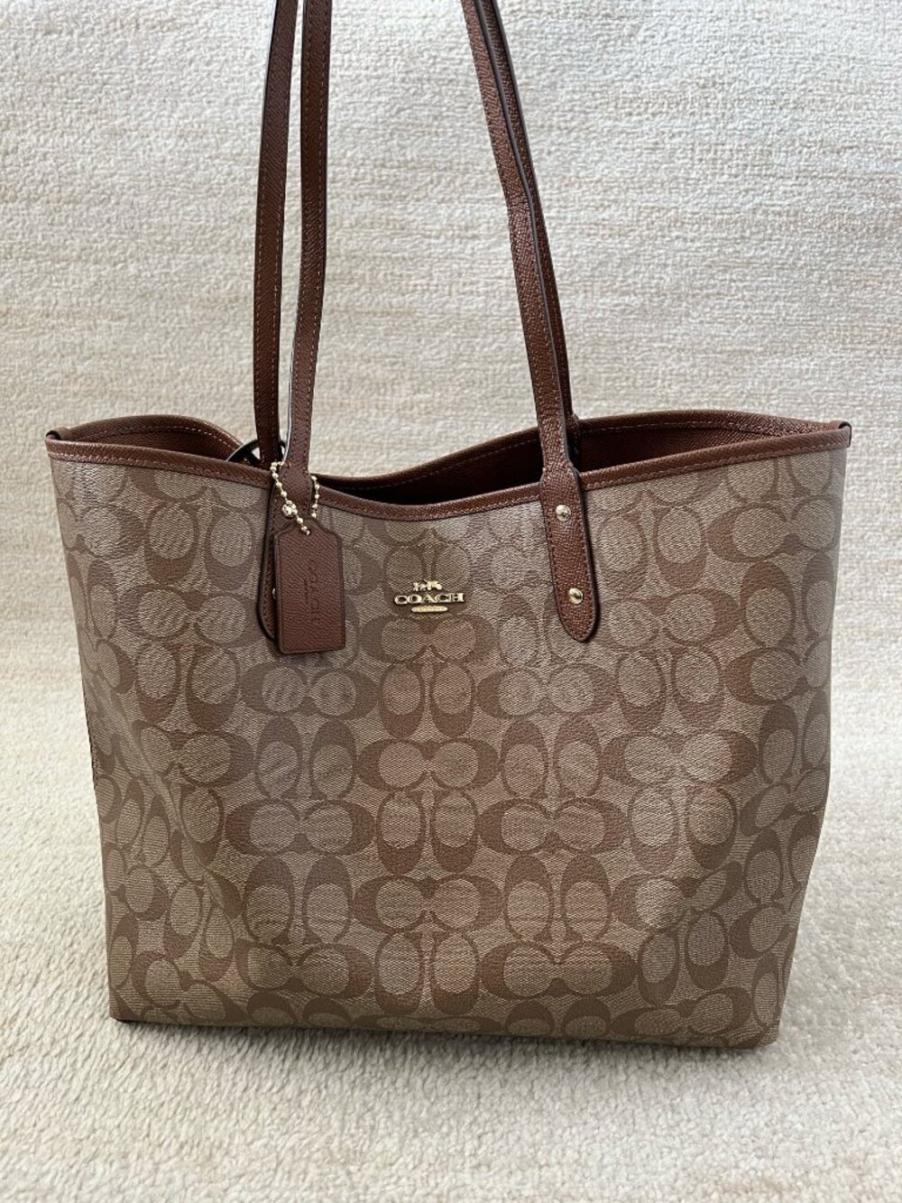 Coach City Tote Bag in Signature Canvas